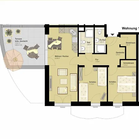 Apartment Residenz Hohe Lith - Duhnen *